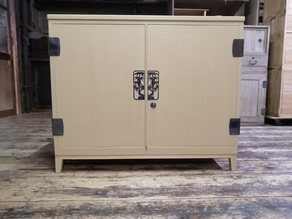 古い箪笥修理後-三つ重ね中